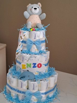 Pastel de pañales