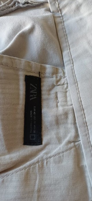 Pantalón chino Zara hombre color piedra