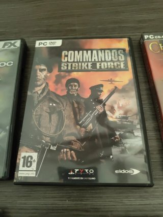 Pack 6 juegos PC: Apache, Commandos, Chaos League,