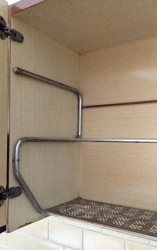 Mobili pensili + cappa cucina anni '60 Salvarani