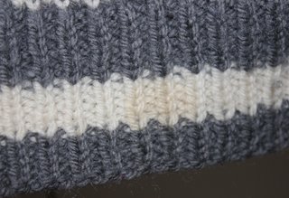 Jersey lana cuadros gris y blanco