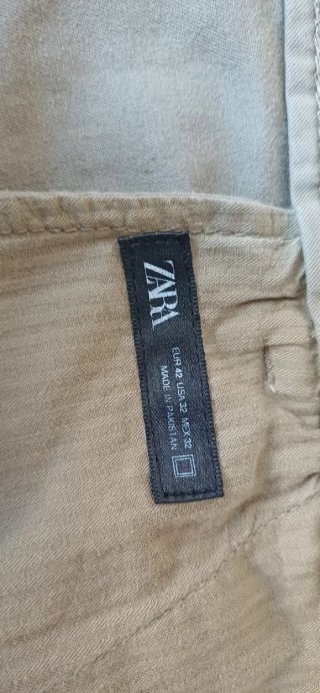 Pantalón chino Zara hombre caqui