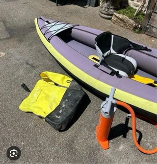 Kayak Hinchable Itiwit  2 Plazas + INFLADOR + 2 Re