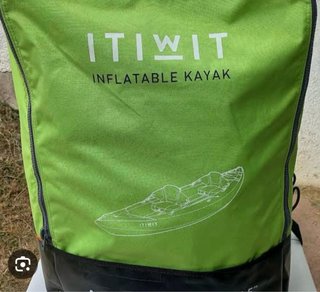 Kayak Hinchable Itiwit  2 Plazas + INFLADOR + 2 Re