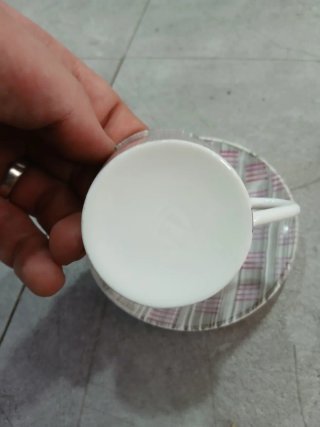 Taza y plato Sargadelos