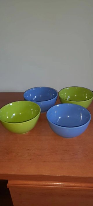 Juego de 7 tazas de cerámica