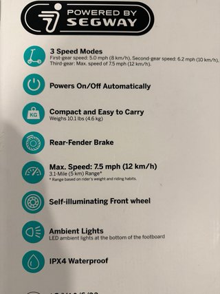 Patinete eléctrico Ninebot