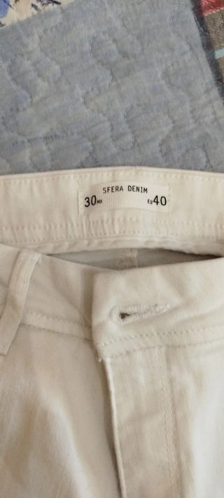 Pantalón Sfera Blanco Talla 40 Elástico