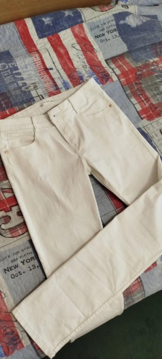 Pantalón Sfera Blanco Talla 40 Elástico