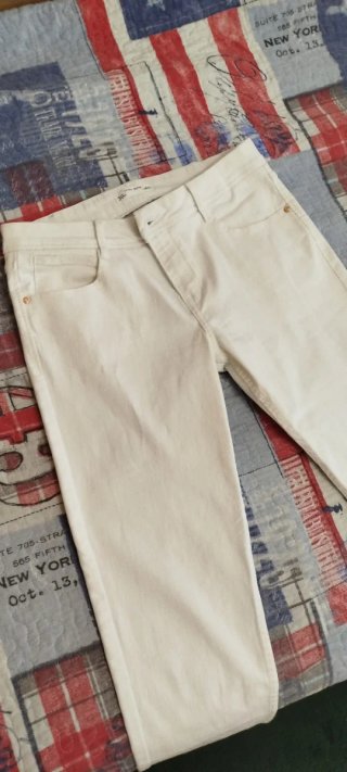 Pantalón Sfera Blanco Talla 40 Elástico