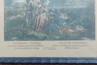 2 Mini grabados franceses antiguos