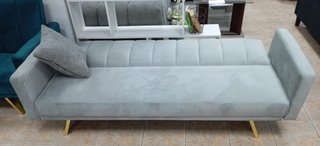 ·Sofá Cama Bogota ·Gris·, Cómodo. ¡EN OFERTA!