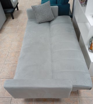 ·Sofá Cama Bogota ·Gris·, Cómodo. ¡EN OFERTA!