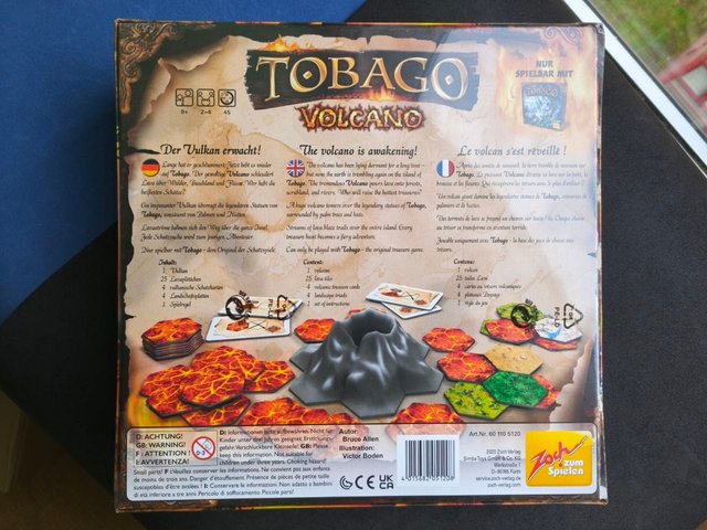Tobago Volcano Expansión Nuevo Juego Mesa