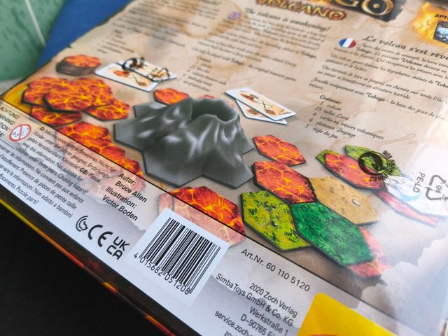 Tobago Volcano Expansión Nuevo Juego Mesa