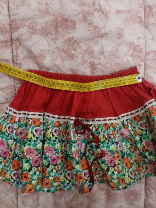 Gonna bambina floreale