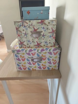 Cajas de almacenaje decorativas