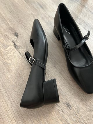 Zapatos Mary Jane Negros Talla 38
