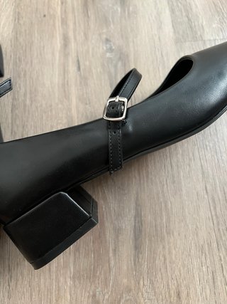 Zapatos Mary Jane Negros Talla 38