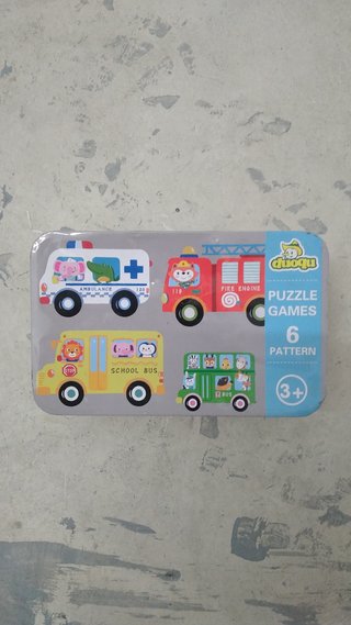 Juego de Puzzles Duoqu 6 Patrones Vehículos