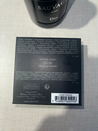 Dior Sauvage Elixir Nuevo