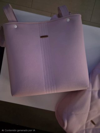 Saco de capazo y bolso rosa Uzturre