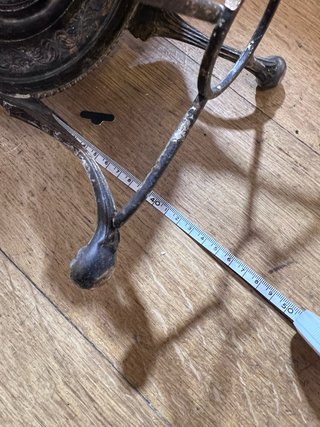 Bule Antigo de Chá/Café com Suporte de Queimador –