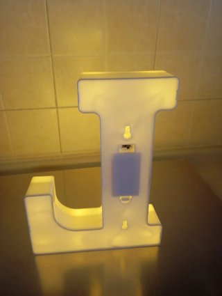 Lampada LED Lettera L