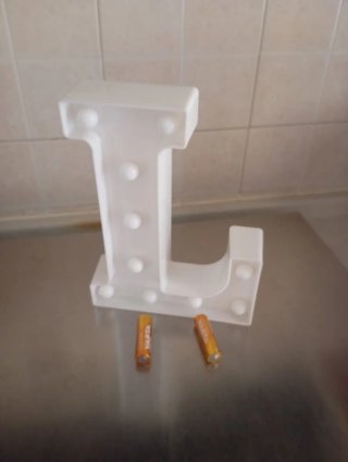 Lampada LED Lettera L