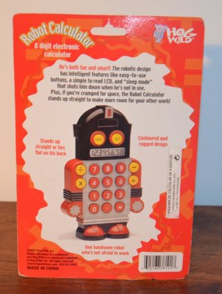 Calculadora Robot 8 dígitos Hog Wild