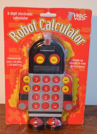 Calculadora Robot 8 dígitos Hog Wild
