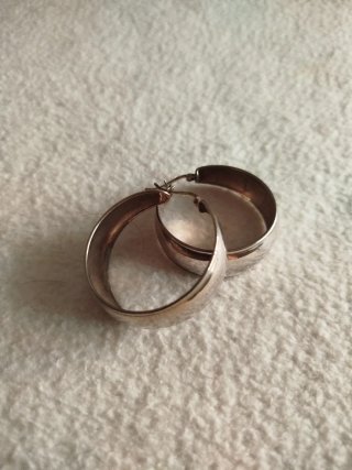 Pendientes Aro Plata Ley 925
