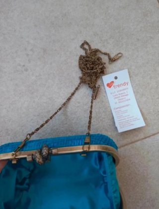 Bolso de mano azul sin estrenar