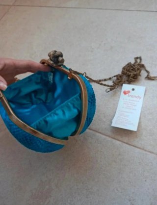 Bolso de mano azul sin estrenar