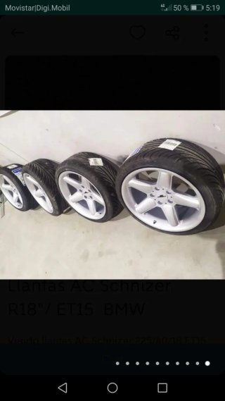 Llantas AC Schnitzer 18 recién pintadas