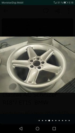 Llantas AC Schnitzer 18 recién pintadas