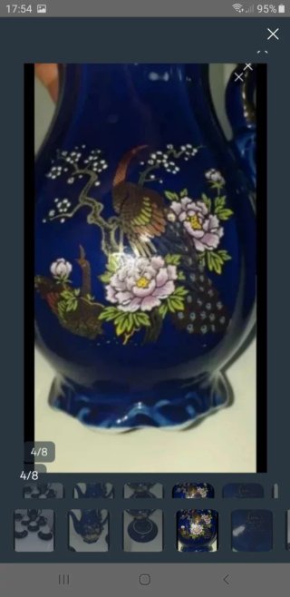 Antiguo juego de café de porcelana china