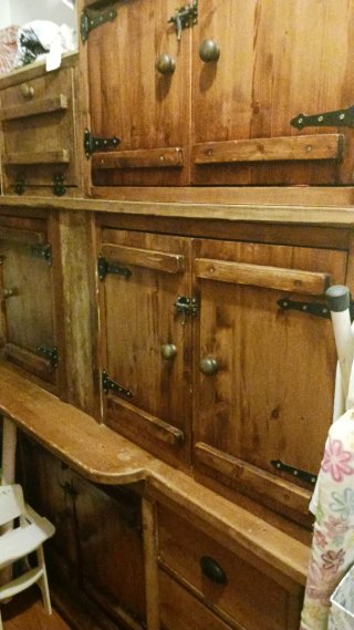 Muebles rústicos de madera