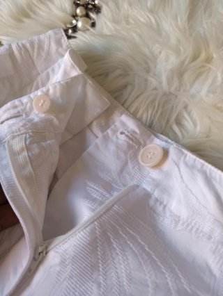 Pantalón Palazzo COS Blanco Tejido