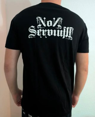 CAMISETA NEGRA - NON SERVIUM - TALLA XL y más...