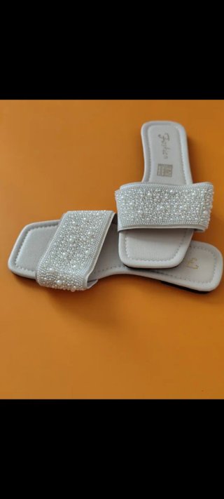 Sandalias mujer verano perlas talla 38