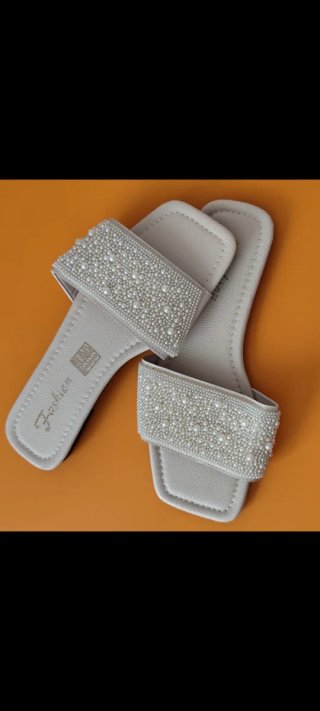 Sandalias mujer verano perlas talla 38