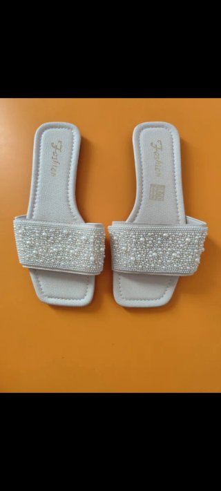 Sandalias mujer verano perlas talla 38