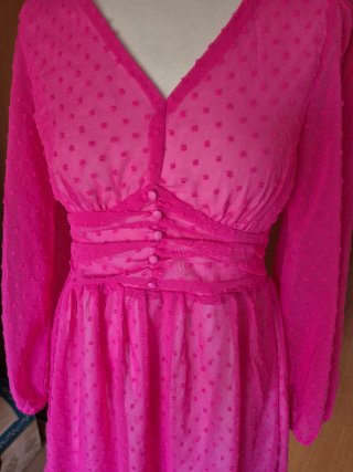Vestido Rosa Fiesta - M