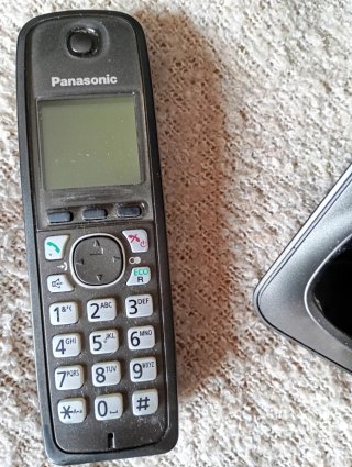 Teléfono Inalámbrico Panasonic Negro/Gris