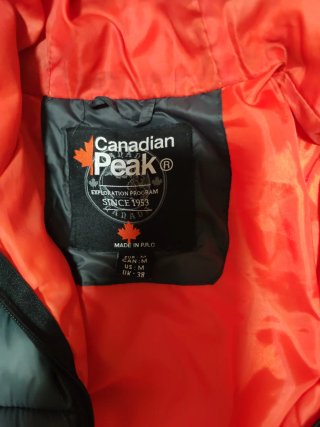 Chaqueta Canadian Peak Gris Naranja