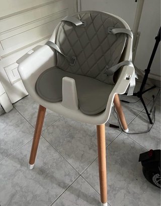 Trona Kinderkraft SIENNA 2en1 Gris