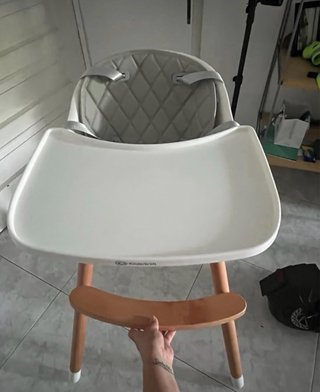 Trona Kinderkraft SIENNA 2en1 Gris