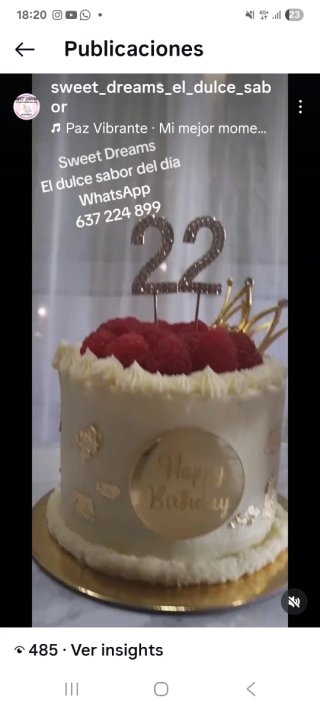 Tartas y minitartas personalizadas.