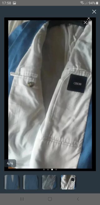 Americana ASOS azul caballero